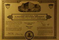 US Patent Certificate